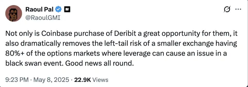 6.9倍市销率的算盘：拆解Coinbase”捡漏”Deribit的监管阳谋