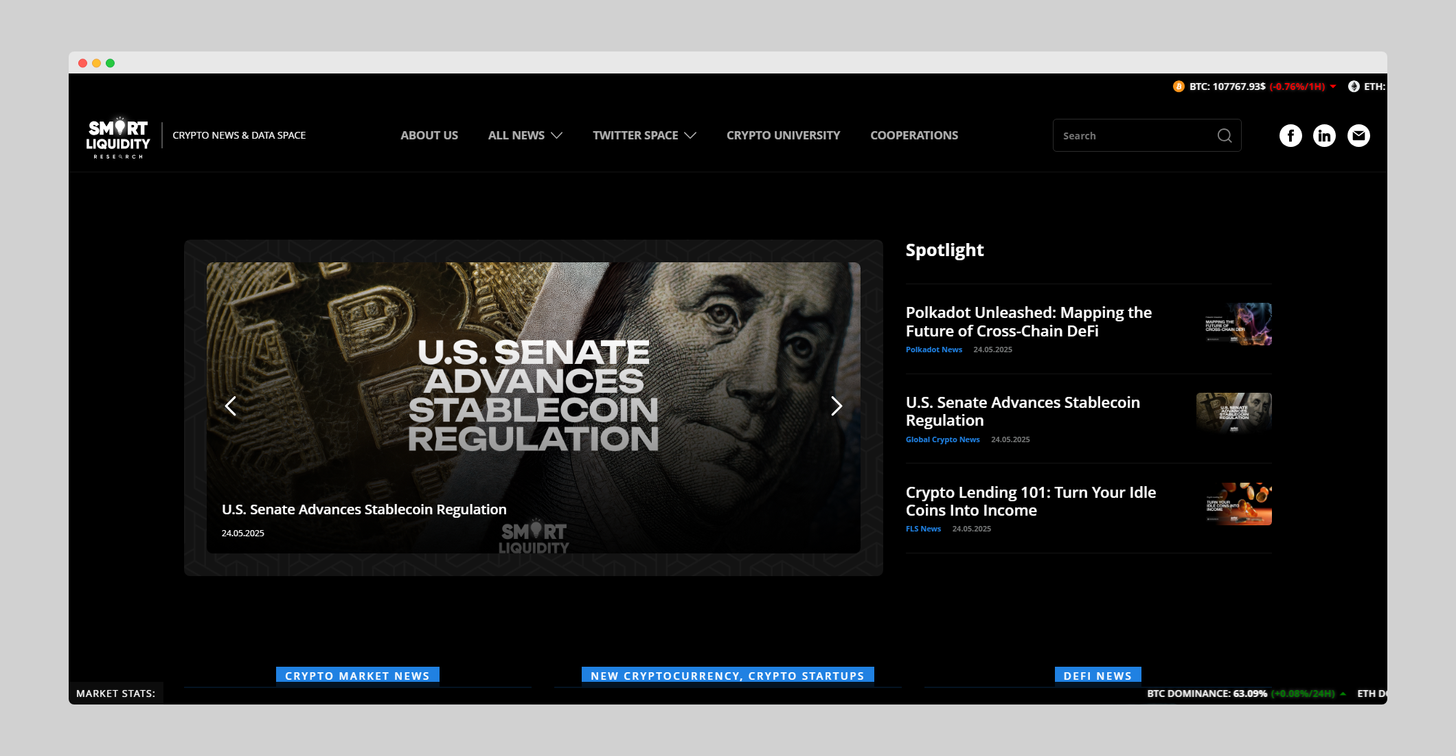 Smartliquidity.info 加密新闻
