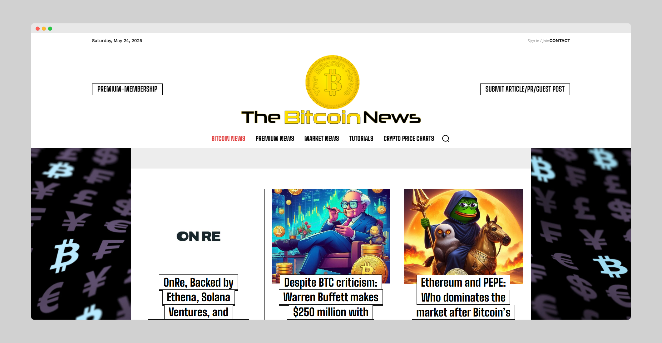 The bitcoin news