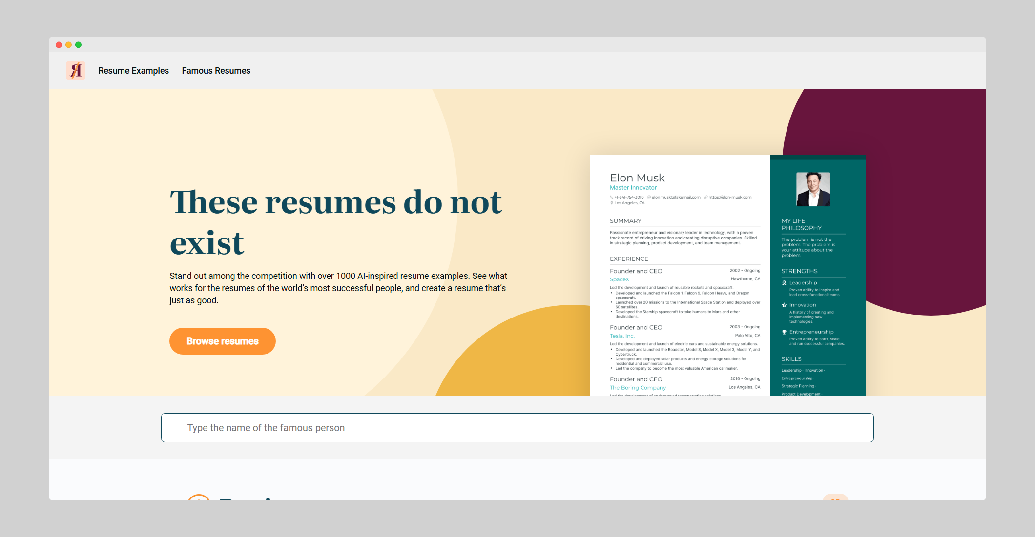 This Resume Does Not Exist